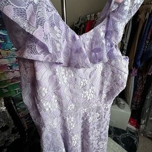Lilac Lace Dress, Perfect for Easter, Size 2XL, NWOT